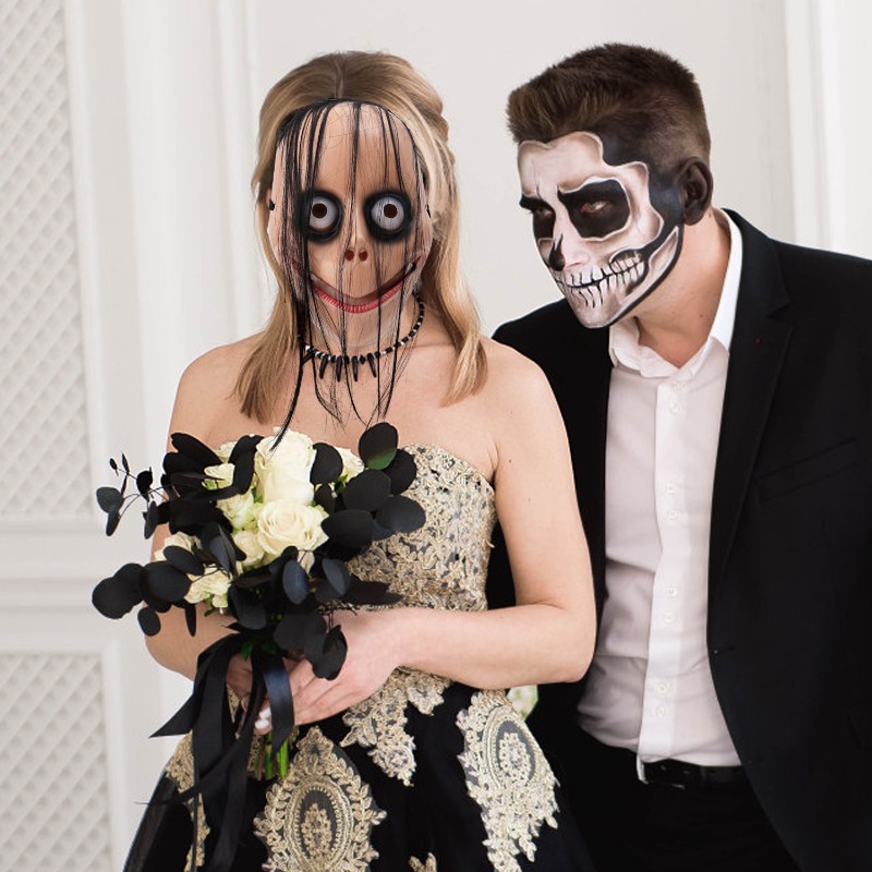 ハロウィンホラー怖いピエロマスク大人子供コスプレ仮装パーティ - Kids Face Mask のレビューと価格