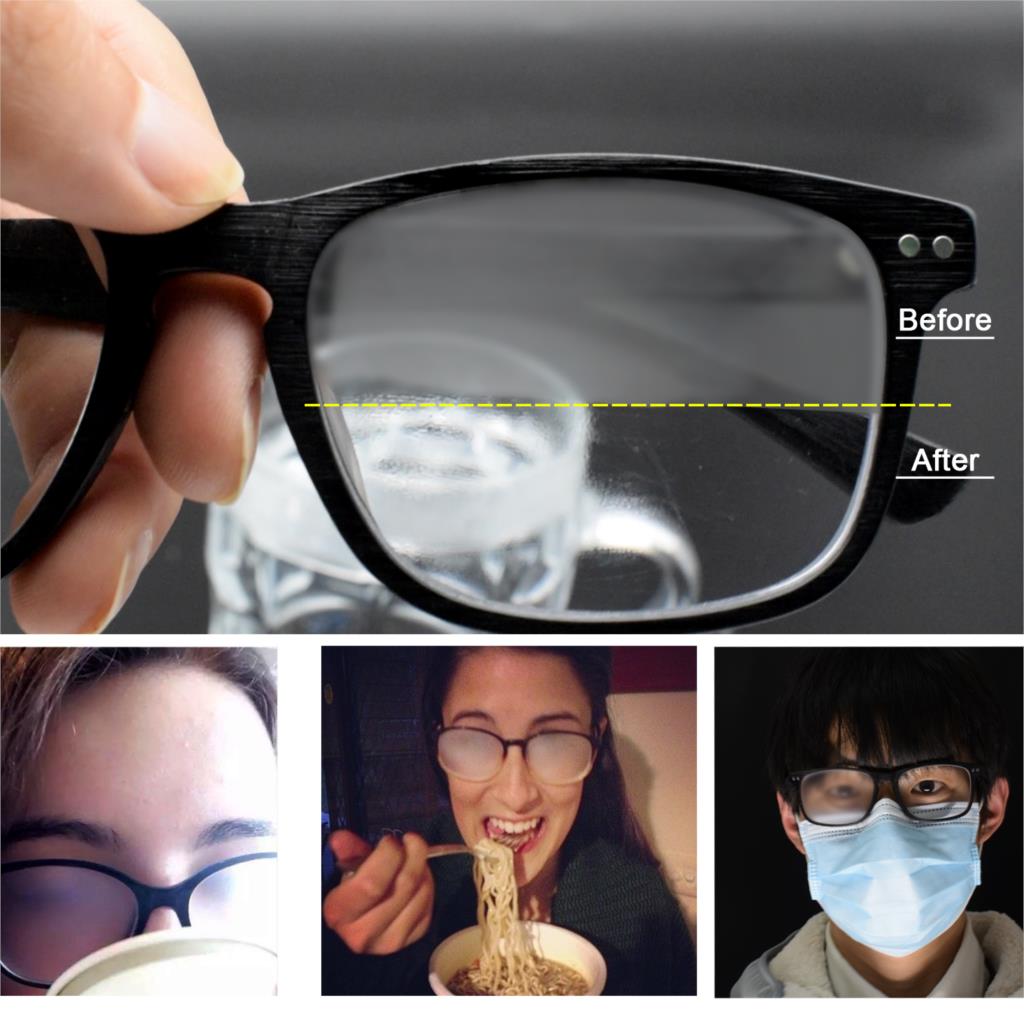 再利用可能な曇り止めレンズワイプ 曇り止めメガネレンズクロス - Anti Pollution Mask のレビューと価格
