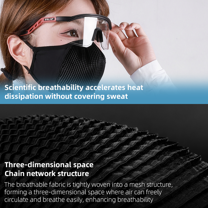 抗 UV 通気性サイクリングフェイスマスク高弾性ユニセックス - Anti Pollution Mask のレビューと価格