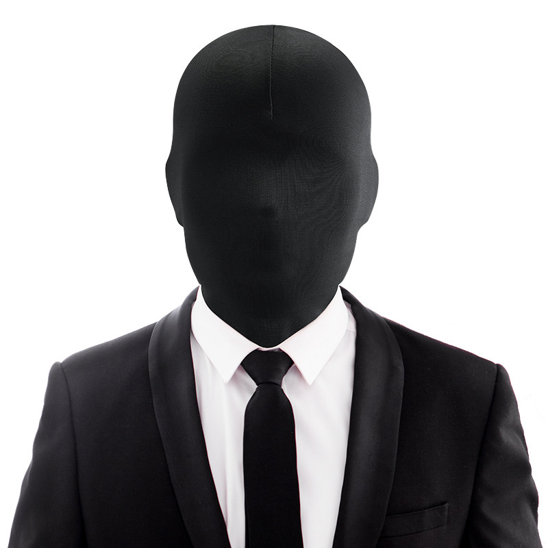 通気性のあるピュアブラックヘッドギアマスク、ハロウィンクリス - Silicone Mask Bracket のレビューと価格